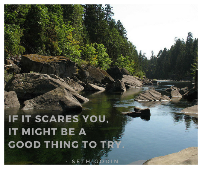 Nanaimo River Picture by Gerry Thomasen Seth Godin quote